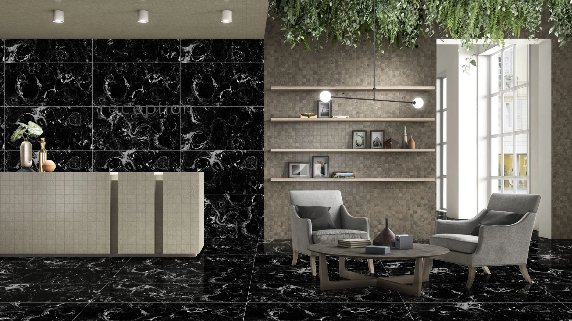 Black Coal 24x48 High Glossy