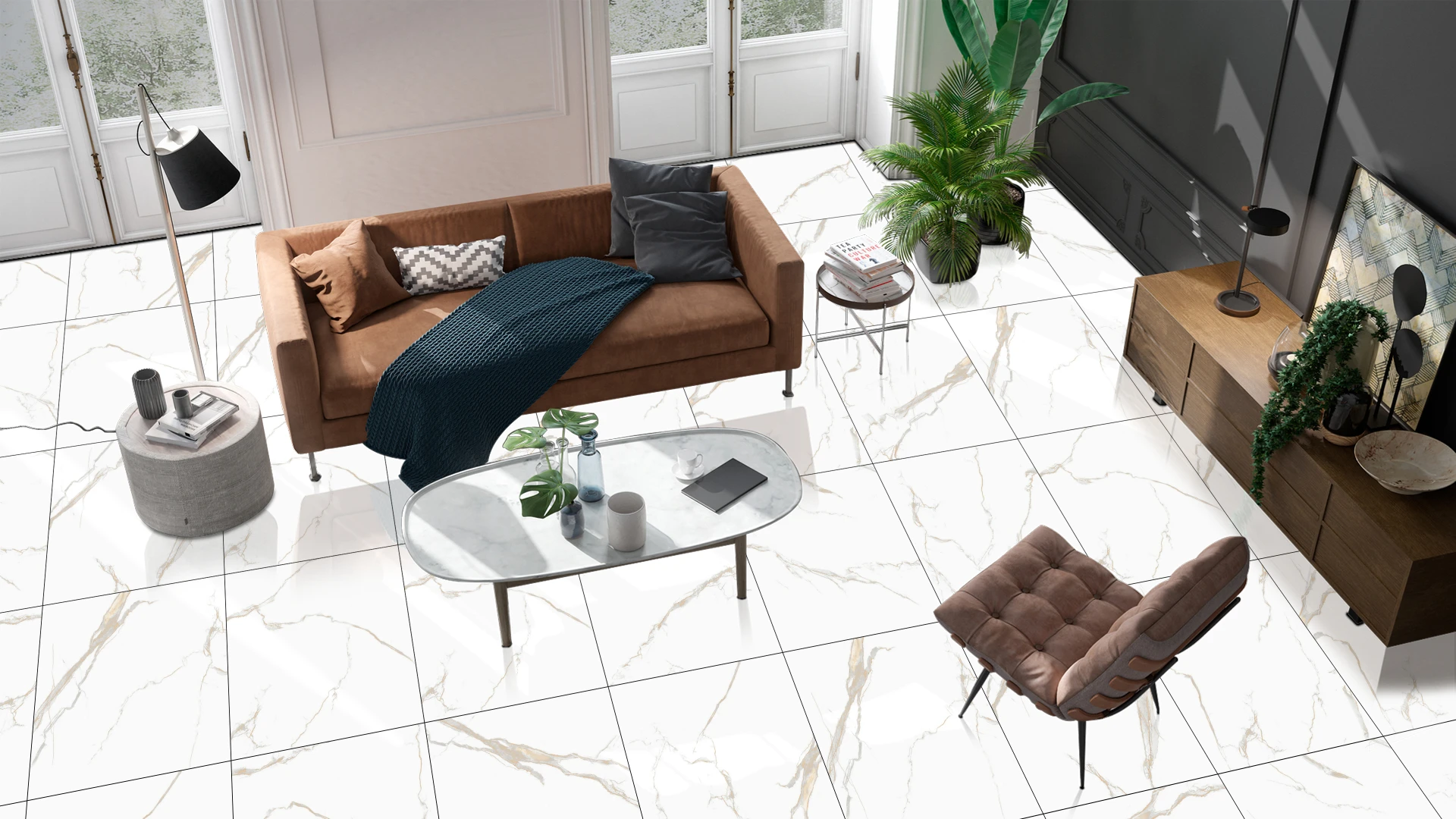 Calacatta Gold 24x24 Glossy