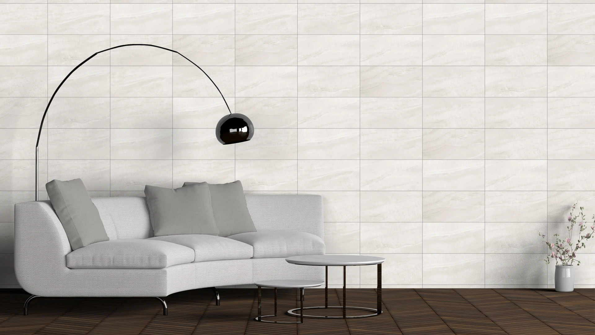 Cloud Grey 12x24 Glossy