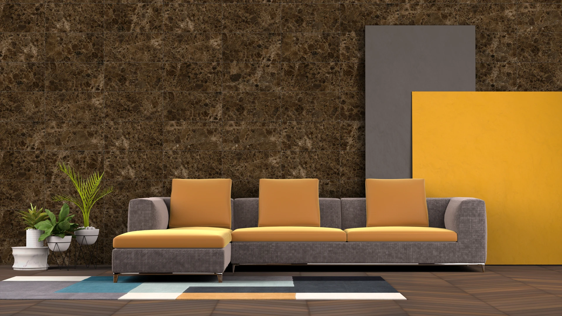 Emperador Choco 12x24 High Glossy