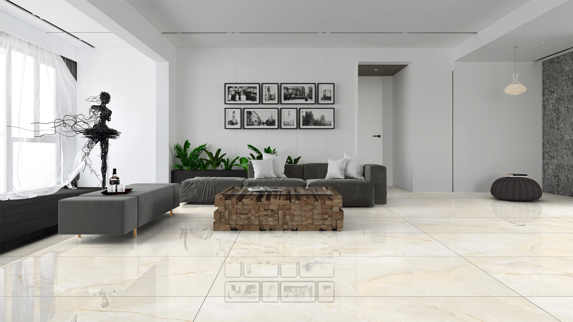 Silver Onyx 24x48 Glossy