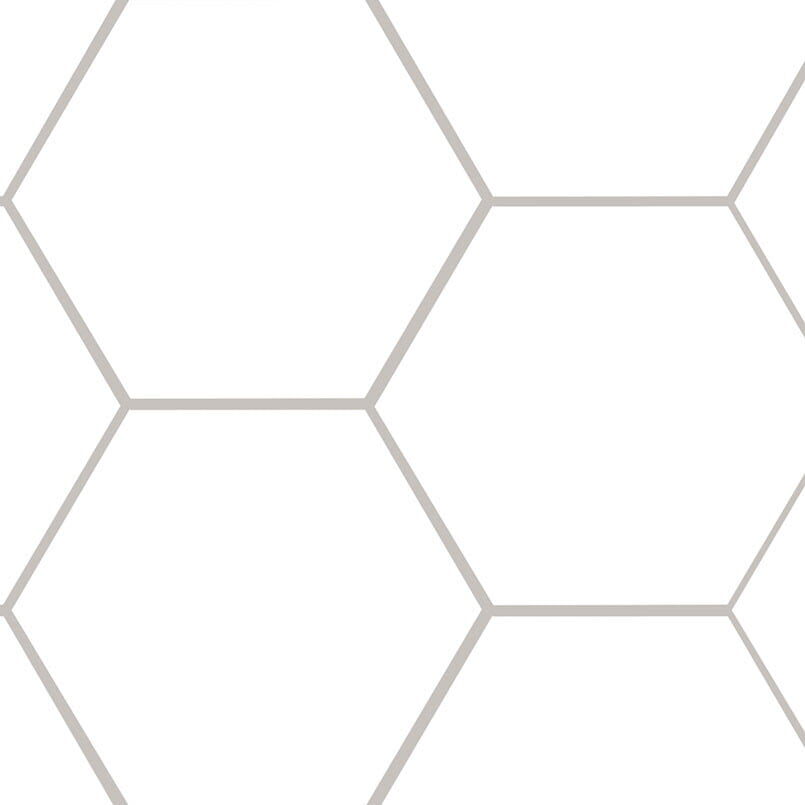 Ecru Hexagon